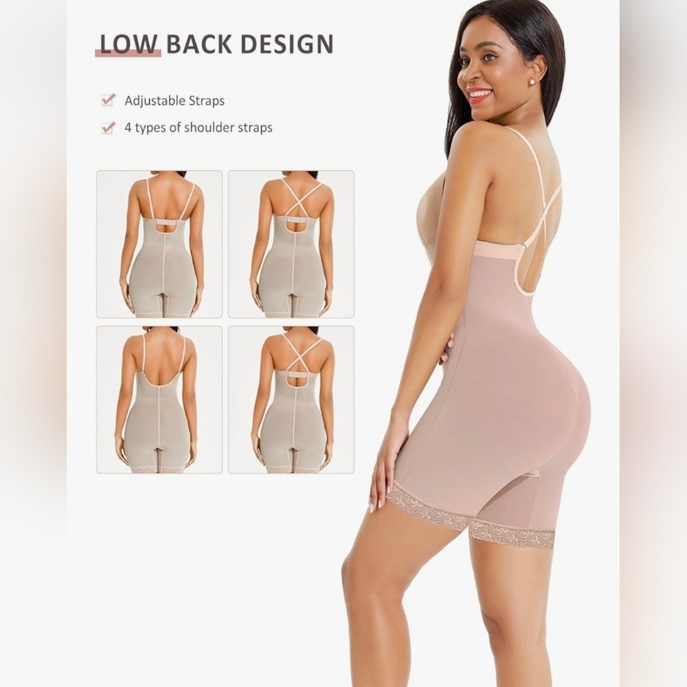 FeelinGirl Shapewear for Women With Tummy Control Built In Bra With U Plunge NWT - Picture 12 of 12